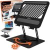 Media-Tech Regulowana, obracana, ergonomiczna podstawka pod laptopa 10-17 LAPTOP STAND ROTO MT2662
