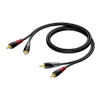 PROCAB CLA800/1 2 x RCA/Cinch male - 2x RCA/Cinch male 1 meter