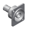 Procab VCD70 Panel connector - bnc double female - metal Connector