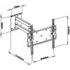  uchwyt mocowanie 
B-Tech Btech ART Uchwyt LCD AR-20B 32-65 cali 45kg pion/poziom