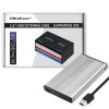 Qoltec Obudowa | kieszeń do dysków HDD SSD 2.5 cali SATA3 | USB 3.0 | Srebrna