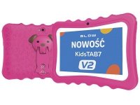 BLOW Tablet KidsTAB7 V2 4/32GB różowe etui kamera 2MP 