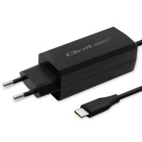 Qoltec Ładowarka sieciowa 65W GaN | 5-20V | 3-3.25A | USB-C 3.1 