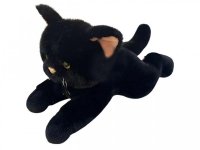 Madej Maskotka Kot leżący 45 cm czarny 