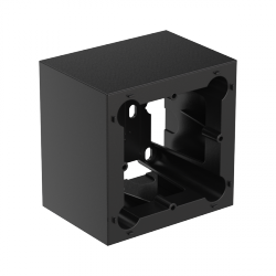 AUDAC WB 200/SB Surface mount wall box for WP & DWP series - 80 x 80 mm wall panel Black version