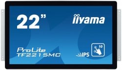 IIYAMA Monitor komputerowy  22 TF2215MC-B2 pojemnościowy 10pkt pianka IPS DP HDMI