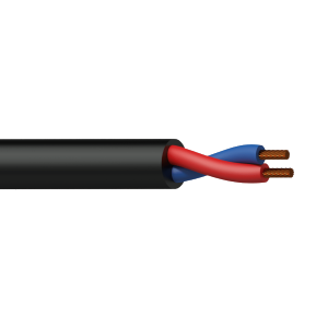 Procab BLS225/1 Loudspeaker kabel - 2 x 2.5 mm? - 13 AWG - CCA 100 meter - black