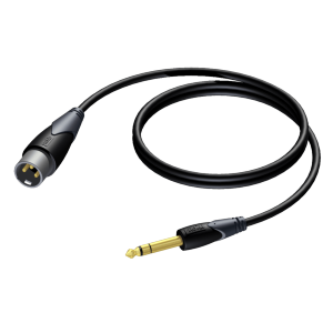 PROCAB CLA724/5 XLR male - 6.3 mm Jack male stereo 5 meter