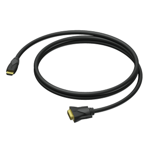 PROCAB CLV160/3 DVI D male - HDMI A male 3 meter - 24 awg