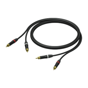PROCAB PRA800/3 2x RCA/Cinch male - 2x RCA/Cinch male - UltraFlex™ 3 meter
