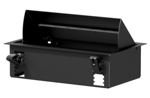 CAYMON CASY 028/B CASY In-table mount box - 8 space Black version - RAL9004
