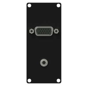 CAYMON CASY 151/B CASY 1 space VGA & 3.5mm female jack  Black version