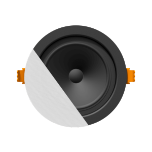  Głośnik głośniki AUDAC CENA 306/W SpringFit™ 2,5 ceiling speaker White version - 8Ω and 100V