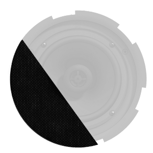 Maskownice głośnika AUDAC GLI07/OB Front grill for CIRA7 series speakers with cloth & outdoor treatment Black version
