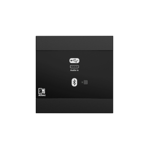 AUDAC NWP400/B Sieciowy panel wejściowy audio - USB Type-C + jack 3,5 mm (4 CH) Wersja czarna