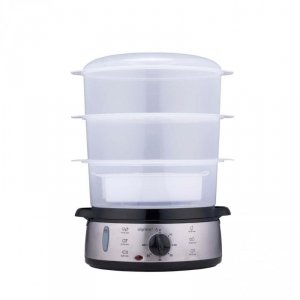 Parowar elektryczny ALPINA 800W srebrny