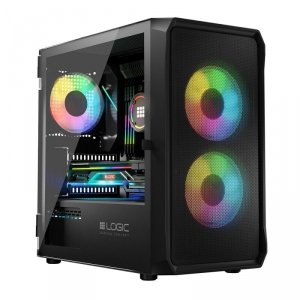 Obudowa komputerowa LOGIC PORTOS ARGB Mini USB 3.0 Black
