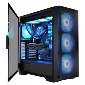 Obudowa komputerowa Modecom Horizon ARGB FLOW Midi USB Type-C x1 Czarna