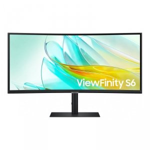 Monitor Samsung 34 cale Viewfinity S6 LS34C652UAUXEN VA UWQHD 100Hz HDMI DP HUB głośniki