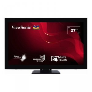 Monitor komputerowy przenośny dotykowy ViewSonic 27 cali Touch TD2760 (VS18170) HDMI DP VGA 2xUSB USB-B RS-232 głośniki 2x2W
