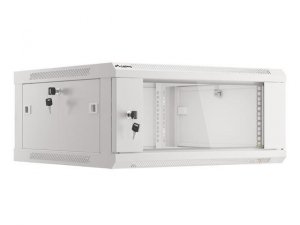 Szafa instalacyjna Rack wisząca 19 cali 4U 600x600 szara Lanberg (flat pack)