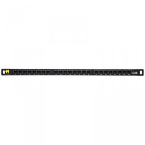 Patch panel 19'' Netrack 24-porty kat. 6 UTP, 0,5U z półką