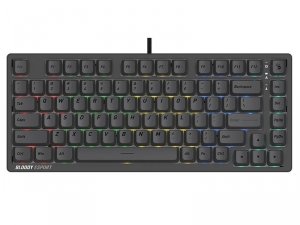 Klawiatura przewodowa A4Tech Bloody MS76 USB Magnetic Iron Grey