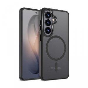 CRONG Etui Hybrid Matte Magnetic - MagSafe Samsung Galaxy S26 Czarne