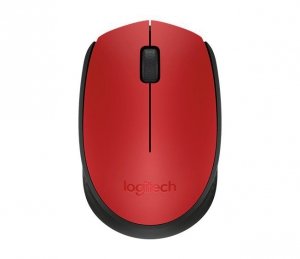 Logitech M171 Red Mysz Bezprzewodowa 910-004641