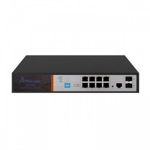 Extralink Switch zarządzalny Victor EX-2500G-10MPS 8X 10/100/1000M TX Z POE AT/AF