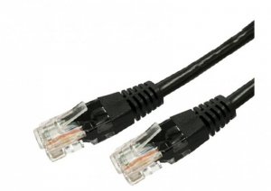 TB Kabel Patchcord miedziany kat.6 RJ45 UTP 3m. czarny  - paczka 10 sztuk