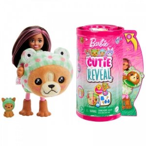 Mattel Lalka Barbie Cutie Reveal Chelsea Piesek - Żaba