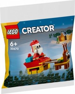LEGO Klocki Creator 30670 Przejażdżka saniami Świętego Mikołaja