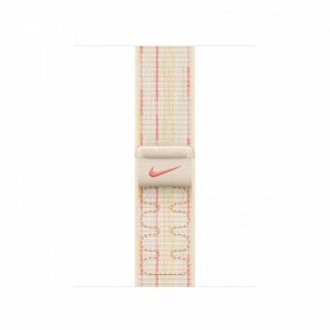 Apple Opaska sportowa Nike w kolorze księżycowej poświaty/różowym do koperty 42 mm