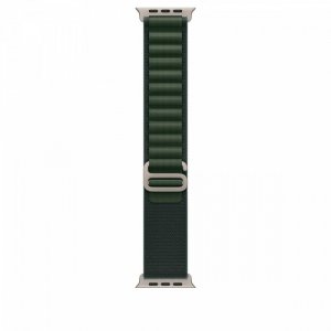 Apple Opaska Alpine w kolorze ciemnozielonym do koperty 49 mm - rozmiar L - elementy z tytanu w kolorze naturalnym