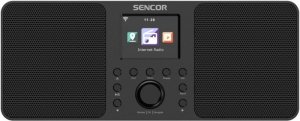 Sencor Radio Internetowe  Moc 2x10W,WiFi,FM,DAB+,USB, wys.LCD