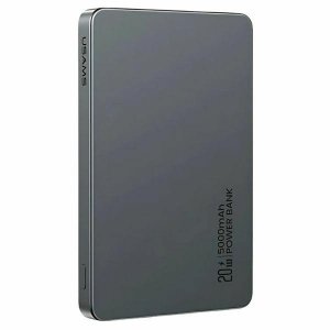 USAMS Powerbank 5000mAh 20W indukcyjny Magsafe PD Fast Charge szary