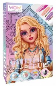 Kids Euroswan Zestaw kreatywny Mandala brokat