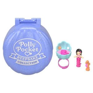 Mattel Figurki Polly Pocket Zestaw z pierścionkiem, Syrenka