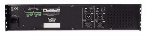 AUDAC CAP 224 Dwukanałowy wzmacniacz mocy 2 x 240W 100V
