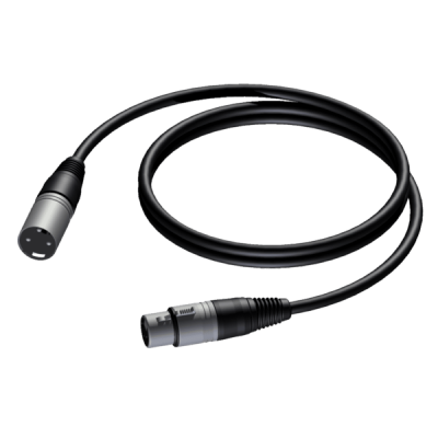 Procab CAB901/1 XLR male - XLR female 1 meter