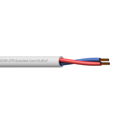 Procab CLS215-CCA/3 Loudspeaker kabel - 2 x 1.5 mm2 - 16 AWG -  EN50399 CPR Euroclass Cca-s1b,d0
