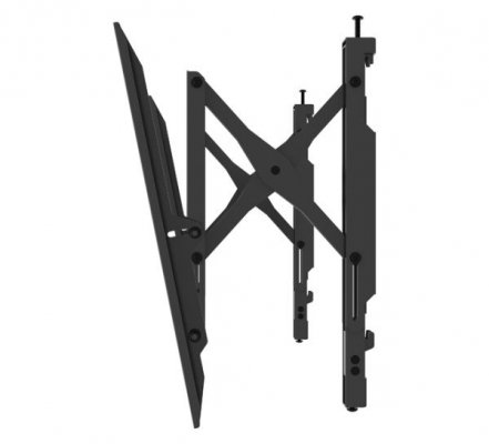 Wysuwany uchwyt ścienny do płaskich ekranów z funkcją pochylania i obrotu B-Tech ELEMENTS BT8443/B