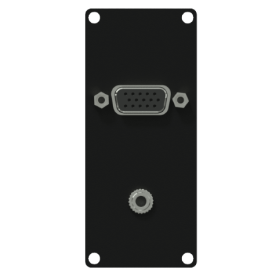 CAYMON CASY 151/B CASY 1 space VGA &amp; 3.5mm female jack  Black version