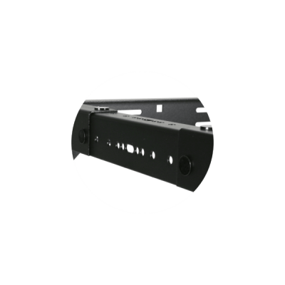 CAYMON OPR318A/B 19 cali in depth adjustable open frame rack - 18 unit - 300 ~ 450mm Black