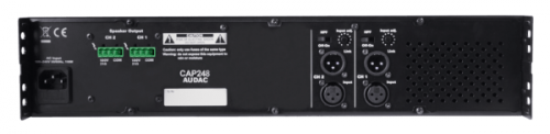 AUDAC CAP 248 Dwukanałowy wzmacniacz mocy 2 x 480W 100V