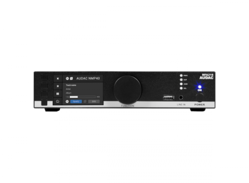 AUDAC MFA 216 All-in-one audio solution - 2 x 80W @ 4 Ohm - 160W @ 70/100V