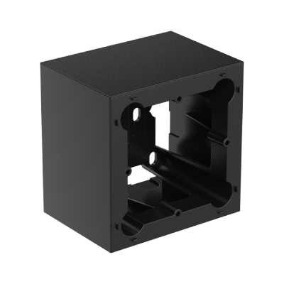 AUDAC WB 200/SB Surface mount wall box for WP &amp; DWP series - 80 x 80 mm wall panel Black version