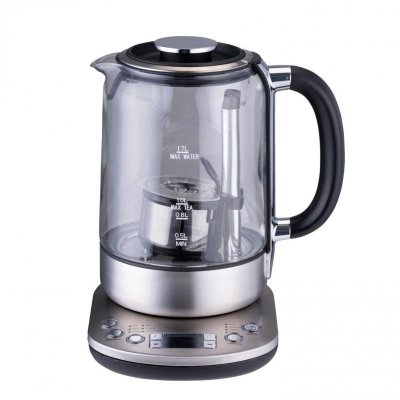 Czajnik z zaparzaczem do herbaty ALPINA 1,7l 2200w Srebrny