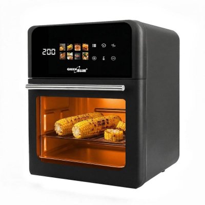 Frytkownica beztłuszczowa AIR FRYER GreenBlue GB950, 1800W, pojemność 10l, 8 programów, akcesoria, Timer